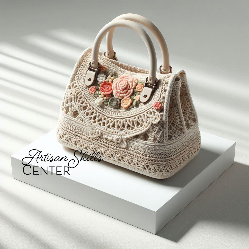 beautiful crochet bag making